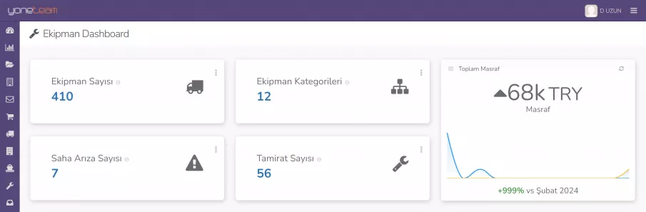 Makine İkmal Yazılımı ile 